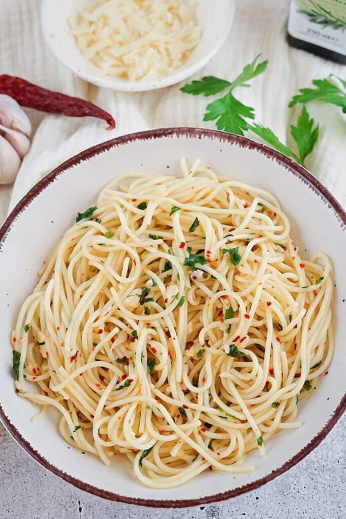 Spaghetti aglio e olio - Originalrezept